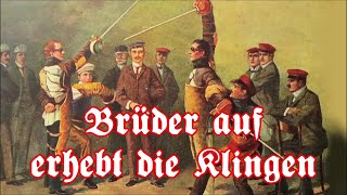 Brüder auf erhebt die Klingen  BurschenschaftsliedGerman Student Song  English Translation [upl. by Yarised]