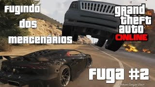 GTA V  Fuga 2 Correndo dos Mercenários na Contra Mão ÉPICO [upl. by Tala]