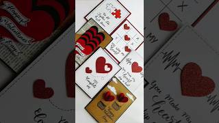 6 Cute DIY Valentines Day Cards diy valentinesday handmadecards cardmaking gift diygift [upl. by Brittne519]