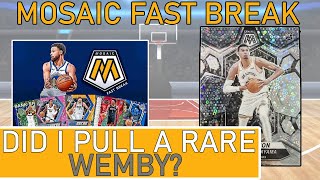 2023 Panini Mosaic Basketball Fastbreak  Keeping up with all the other Victor Wembanyama Pulls [upl. by Laryssa]