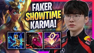 FAKER SHOWTIME WITH KARMA  T1 Faker Plays Karma MID vs Neeko  Season 2024 [upl. by Marsha]