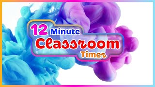 12 Minute Classroom Timer With Relaxing Music [upl. by Louis]