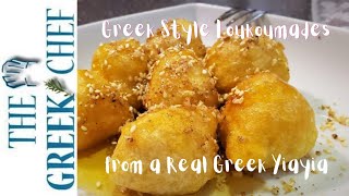 Original Greek Style Loukoumades [upl. by Stearne852]