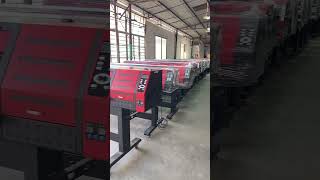 Cowin busy factory ecosolventprinter [upl. by Lydell]