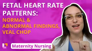 Fetal Heart Rate Patterns Normal and Abnormal Findings VEAL CHOP  Maternity Nursing  LevelUpRN [upl. by Glimp924]