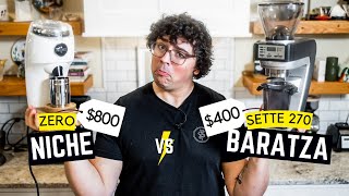 GRINDER BATTLE Niche Zero vs Baratza Sette 270 [upl. by Krystal]