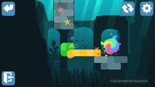 Snakebird Primer Level 53 Walkthrough [upl. by Ydnik599]