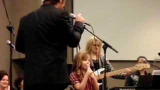 Jason Crabb and daughter Ashleigh singing quotHere I Am To Worshipquot [upl. by Citron]