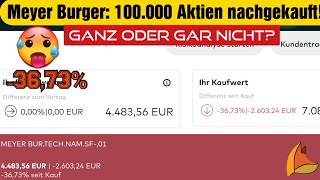 Meyer Burger  100000 Aktien nachgekauft [upl. by Marwin]