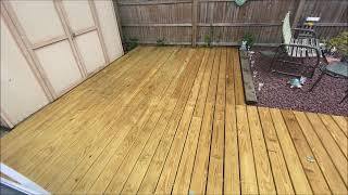 How To Seal A Deck With Thompsons Water Seal [upl. by Nahama]