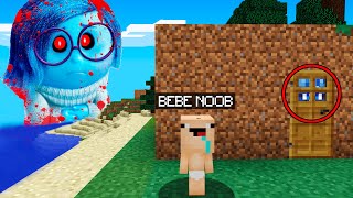 BEBÉ NOOB vs TRISTEZAEXE en Minecraft 😱 Intensamente 2 vs Bebe noob TROLL  ROLEPLAY [upl. by Ahsieki381]