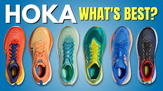 REVIEW OF EVERY HOKA RUNNING SHOE of 2023  Comparison of CliftonRinconRocket XBondiMachMach X [upl. by Ertemed22]