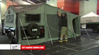 GIC CAMPERS 12ft DELUXE CAMPER TENT SETUP [upl. by Ulises]