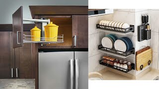 Small Kitchen Space Saving Ideas I Storage Organization hacks [upl. by Enilraep]