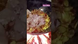 testi khiken oil onion garlic chilli trimeric chiken sristisistu foodminivlog rhymes [upl. by Hurlee208]