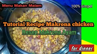 Tutorial Makrona chicken Recipe  Resep Makrona Ayam termudah [upl. by Evatsug]