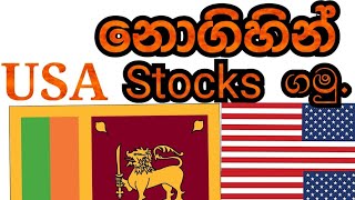 USA නොගිහින් US Stock Market derana එකේ invest කරමු [upl. by Nereus]