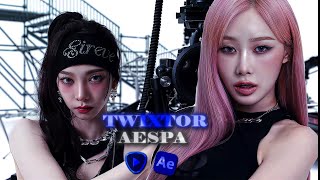 TWIXTOR 4K AESPA quotWHIPLASH MVquot AE SHARPEN  CC TOPAZ [upl. by Phebe]