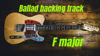 Ballad Backing Track in F major [upl. by Aetnuahs]