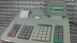 How To Clear The Error Message MISOPERATION INVALID KEY Sharp XEA307  XEA307 Cash Register [upl. by Mcconaghy]