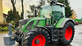 Fendt 516 Vario 2015 rok 165 KM miękka oś kabina pneumatyka przedni TUZ na sprzedaż PESTROL [upl. by Norbie]