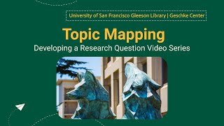 Topic Mapping  Developing a Research Question [upl. by Erika]