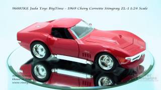 96887KE Jada Toys BigTime 1969 Chevy Corvette Stingray ZL1 124 Scale Diecast Wholesale [upl. by Nref924]