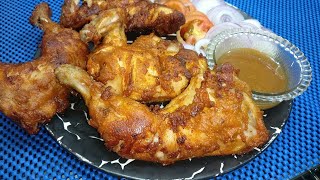 Chicken Fry MDHussain Jama Masjid Style  Famous Recipe  Simple and Crispy [upl. by Yennep]