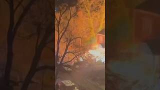 Virginia house explosion caught on video shorts shortsvideo [upl. by Darsey]