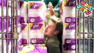 TOILET PAPER FORT PRISON ESCAPE [upl. by Nylidnarb]