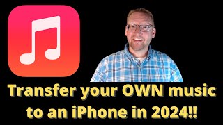 How to transfer your OWN music to an iPhone 2024  Transfer ANY MP3 file [upl. by Siroval]