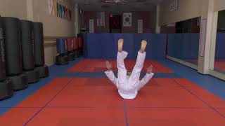 Judo Fundamentals – Backward Breakfall Skill [upl. by Davy]