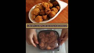 Easy spicy mushroom popcorn recipe [upl. by Orsini]