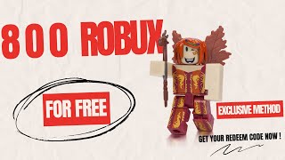 How To Get FREE Robux on Roblox  Get Your 800 Robux Gift Card NOW [upl. by Dde556]