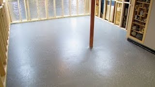 Just finished painting the 1 part Epoxy floors in my new shop [upl. by Navac131]