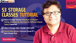 Amazon AWS S3 Storage Classes Tutorial  Lifecycle Rule  Intelligent Tiering  Glacier Storage [upl. by Attenra678]