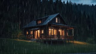 Relaxing Rain on Tin Roof for Insomnia – Gentle Thunderstorm Ambience for Rest [upl. by Pierce625]