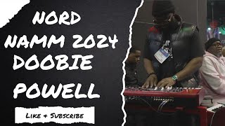 DOOBIE POWELL AT NAMM 2024 NORD [upl. by Ithaman520]