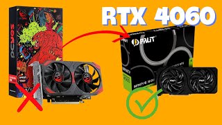 COMPREI UMA RTX 4080 UNBOXING umboxing rtx rtx4060 upgrade [upl. by Gaskill459]