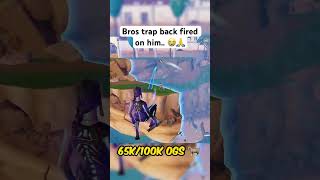 Bros NEVER setting up a trap again 😂 fortnite fortniteclips fortniteshorts [upl. by Wilton441]