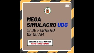 Instrucciones Mega Simulacro  UDG  PAA  2023 [upl. by Xela]