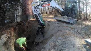 Repairing a Foundation Drain [upl. by Netsryk]