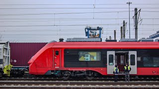 Rama electrica Alstom Coradia Stream IC5 DSB in  în Curtici and  și Timisoara [upl. by Blim]