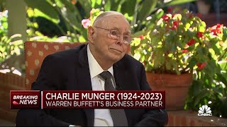 Charlie Munger in final CNBC interview Youve got to learn how to recognize rare opportunities [upl. by Wilden559]