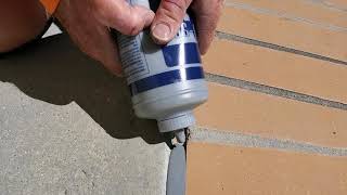 Installing Deckoseal around a swimming pool [upl. by Carine144]