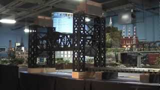 NJHR lift bridge with sound [upl. by Aiuqram]