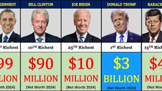 Wealth of Every President 2024 Inflation Adjusted [upl. by Weinreb710]