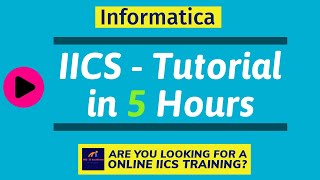 Informatica IICSIDMC Tutorial  Informatica Cloud Tutorial  IICS Full Course [upl. by Gem]