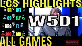 LCS Highlights Week 5 Day 1 ALL GAMES  LCS Spring 2024 W5D1 [upl. by Nuahsel]