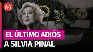 Restos de Silvia Pinal llegan a la casa funeraria de El Pedregal [upl. by Marysa154]